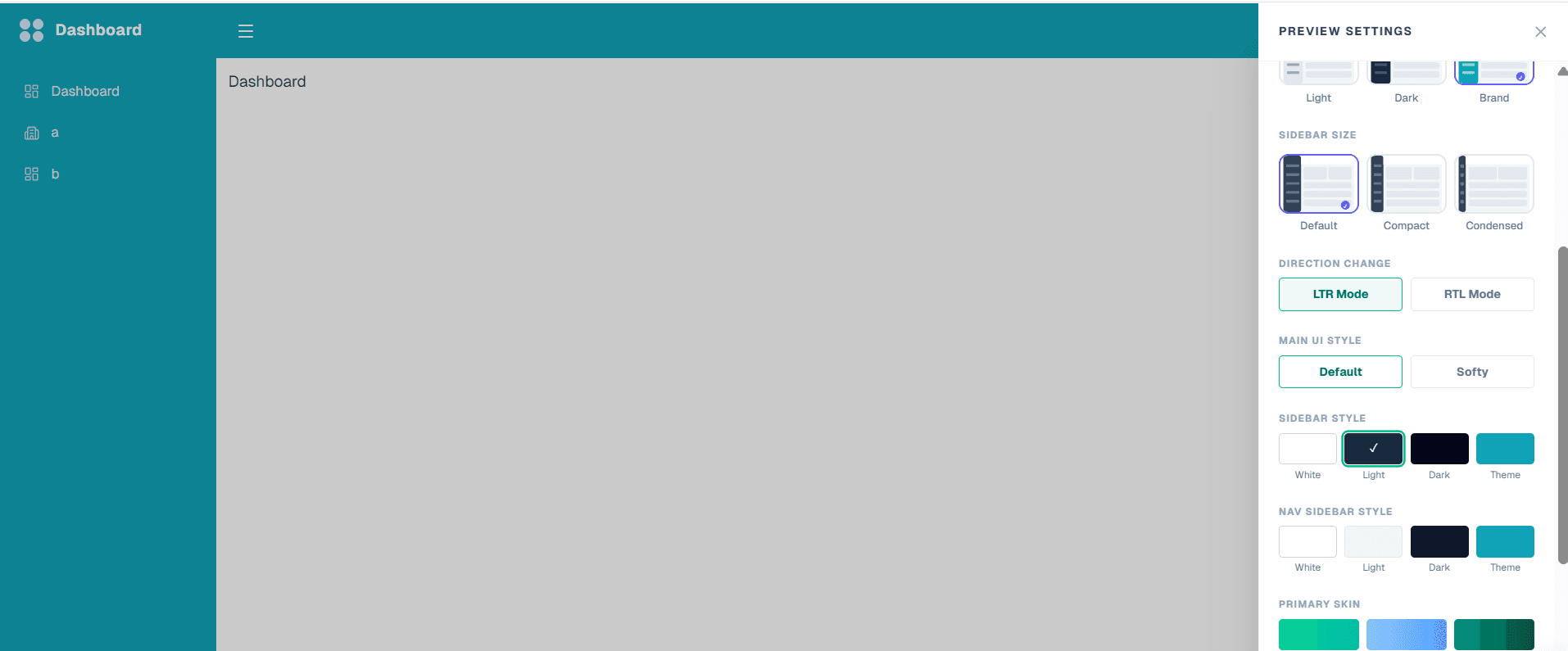 ThemeCraft Dashboard